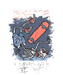 Skate Skeleton - DTF Ready to Press (original)