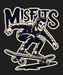 Skateboard Misfits - DTF Ready to Press (black_bg)