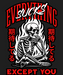 Skeleton Flame - DTF Ready to Press (black_bg)