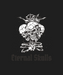 Skull Artwork - DTF Ready to Press (black_bg)
