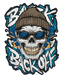 Skull Back Off - DTF Ready to Press (original)