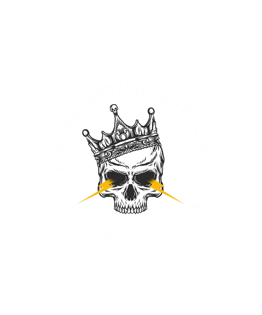 Skull Crown Motivation - DTF Ready to Press
