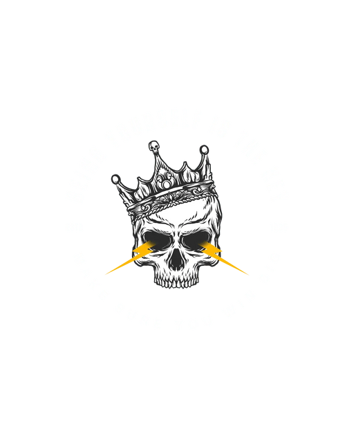 Skull Crown Motivation - DTF Ready to Press (original)