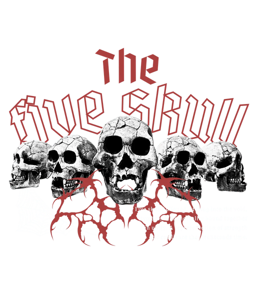 Skull Graphic Tee - DTF Ready to Press (original)