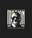 Skull Motion - DTF Ready to Press (black_bg)