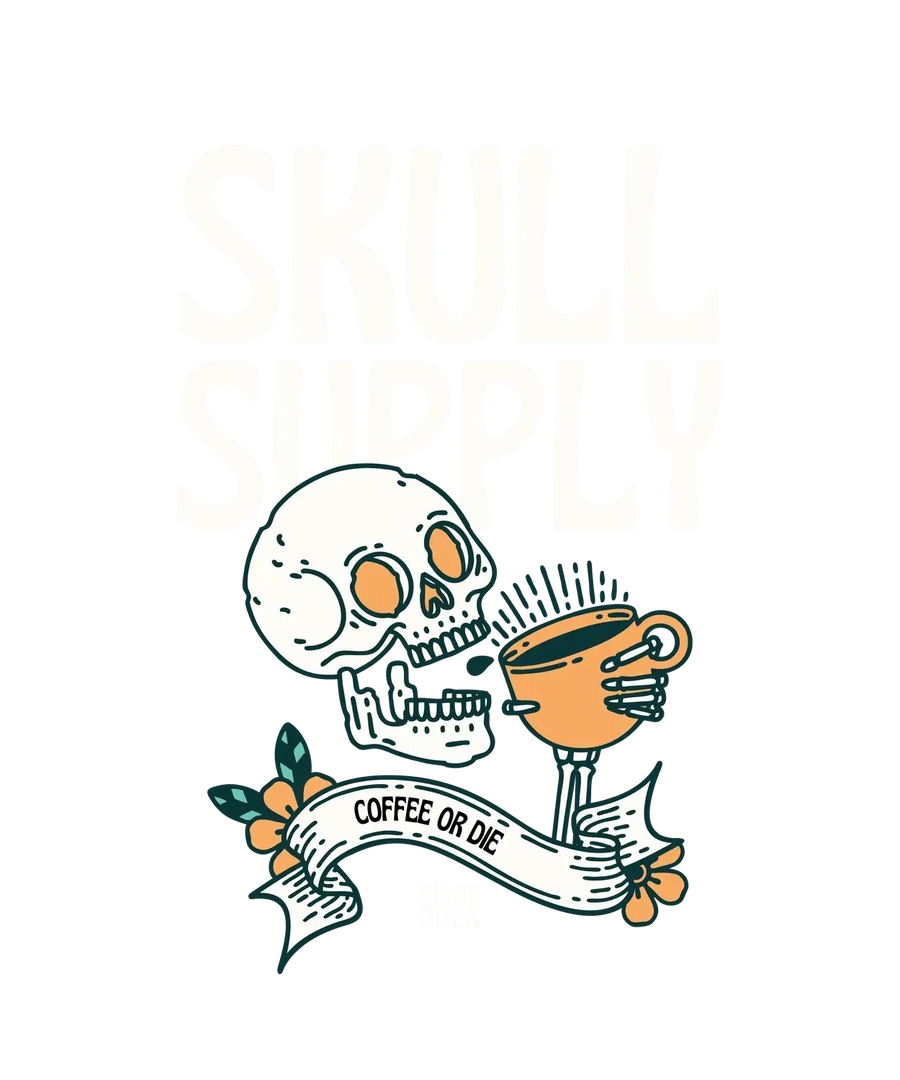 Skull Supply Coffee - DTF Ready to Press