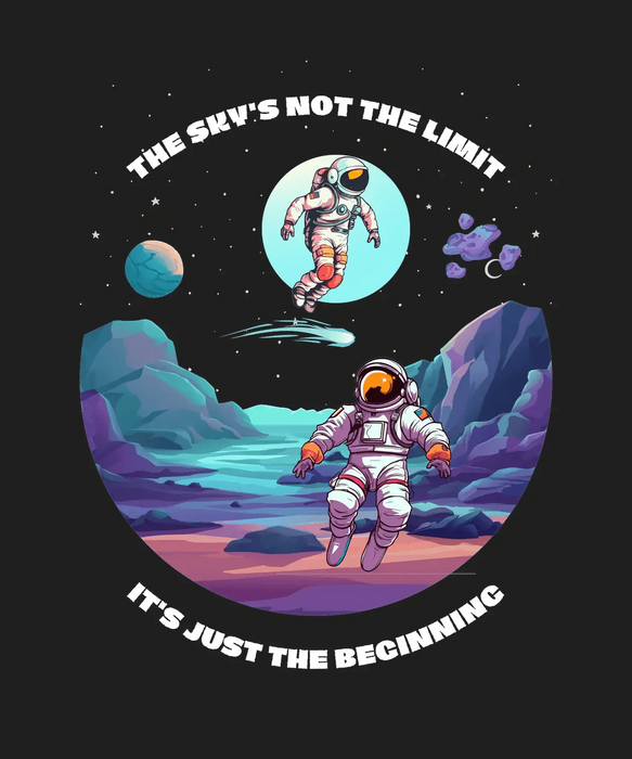 Space Adventure - DTF Ready to Press (black_bg)