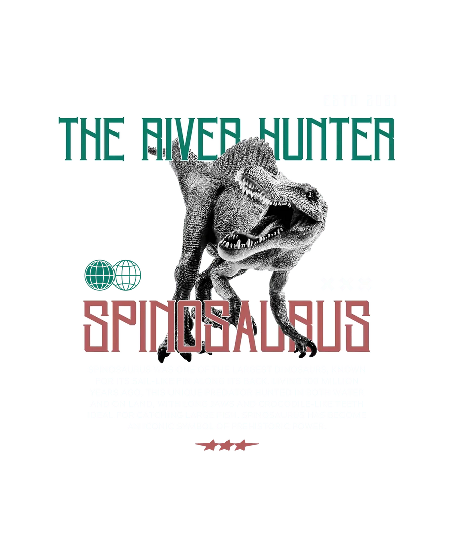Spinosaurus The River Hunter - DTF Ready to Press