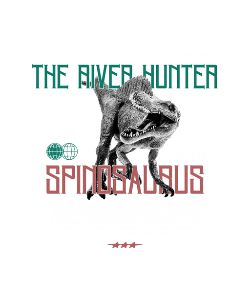 Spinosaurus The River Hunter - DTF Ready to Press (original)