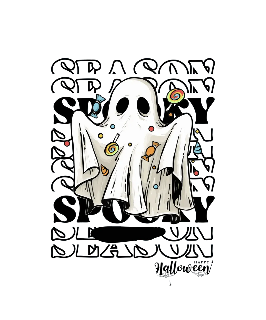 Spooky Ghost - DTF Ready to Press