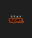 Stay Alone - DTF Ready to Press (black_bg)