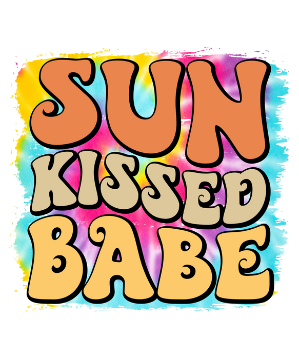 Sun Kissed Babe Design - DTF Ready To Press