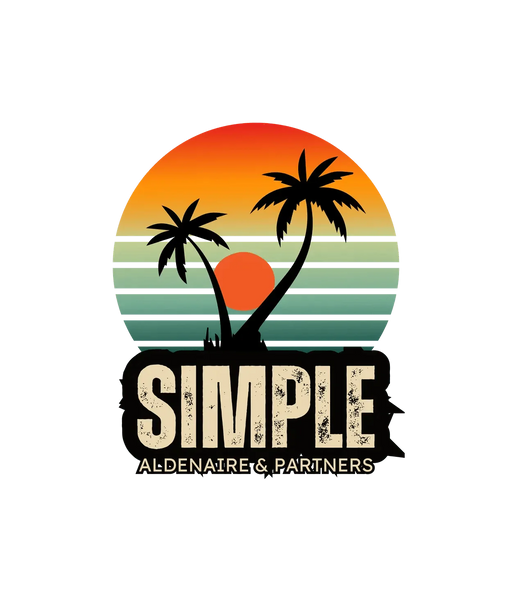 Sunset Palm - DTF Ready to Press Simple Design (original)