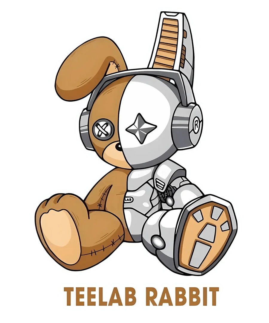 TeeLab Rabbit - DTF Ready to Press