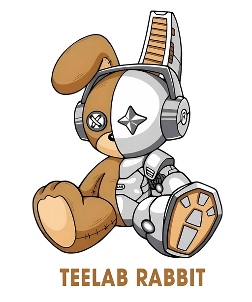 TeeLab Rabbit - DTF Ready to Press (original)