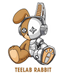 TeeLab Rabbit - DTF Ready to Press (original)