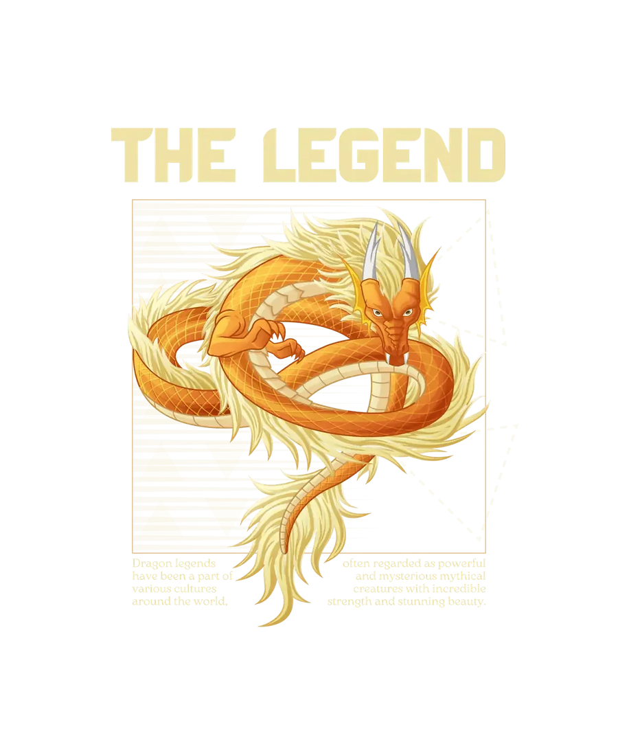 The Legend Dragon - DTF Ready to Press