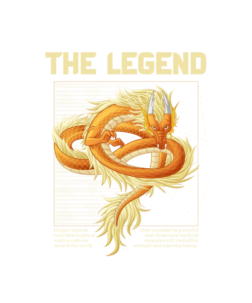 The Legend Dragon - DTF Ready to Press (original)