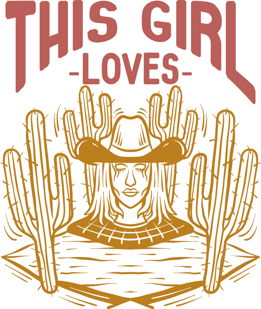 This Girl Loves Design - DTF Ready To Press