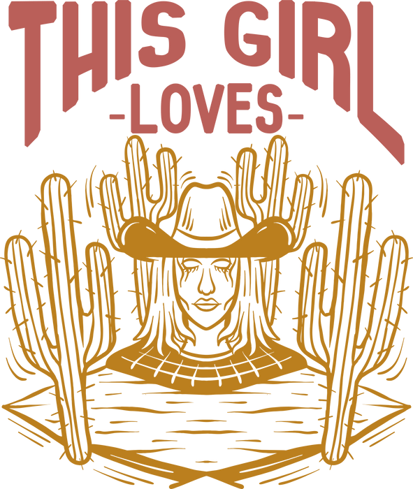 This Girl Loves Design - DTF Ready To Press