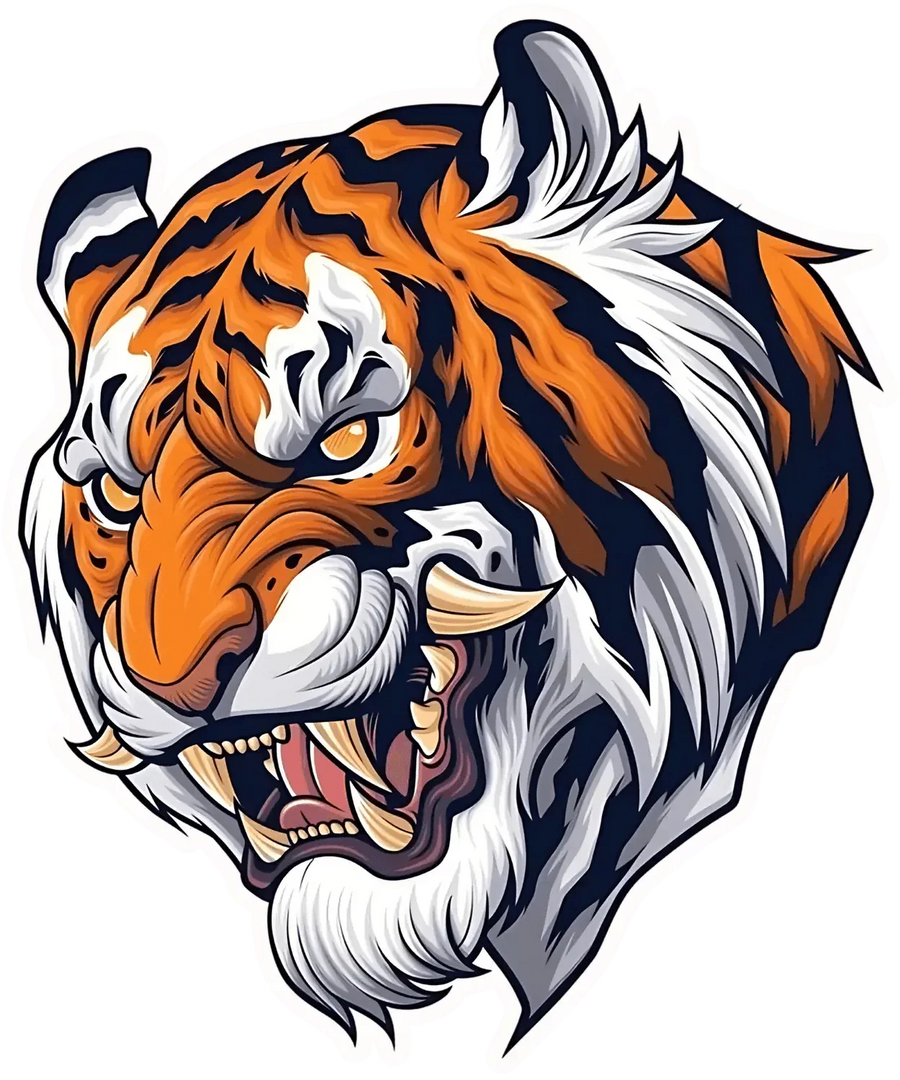 Tiger Roar – DTF Bügelbild