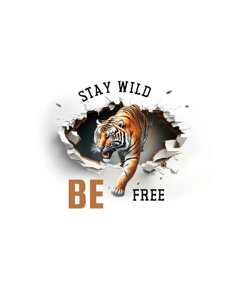 Tiger Stay Wild - DTF Ready to Press