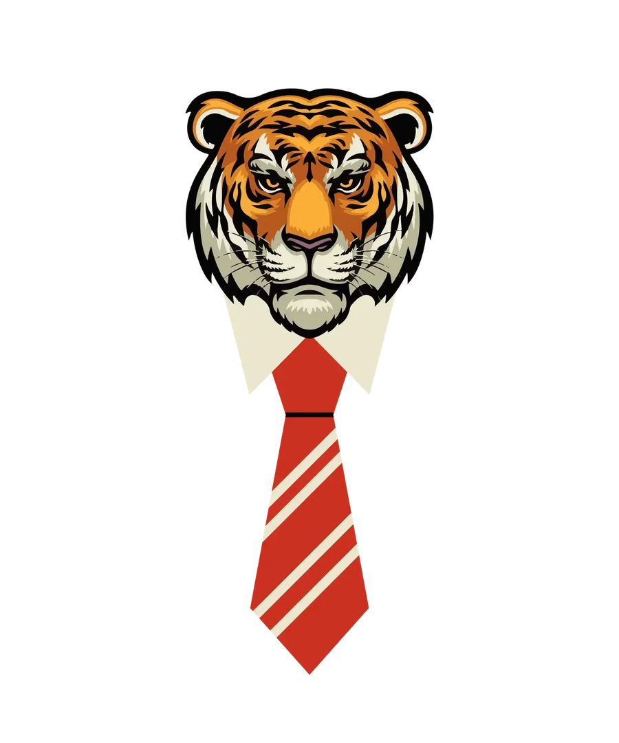 Tiger Tie Style - DTF Ready to Press