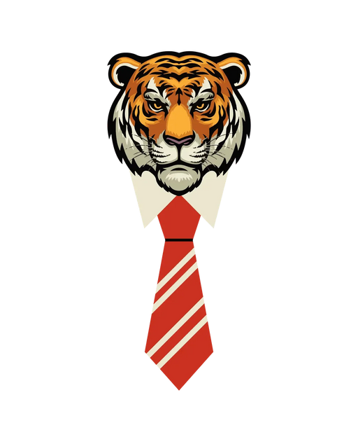 Tiger Tie Style - DTF Ready to Press (original)