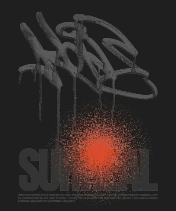 Urban Surreal - DTF Ready to Press (black_bg)
