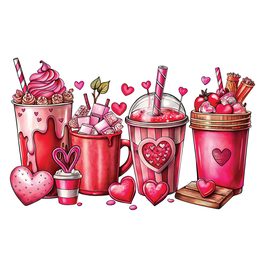 Valentine's Day Coffee Design | DTF Center