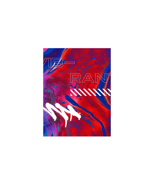 Vibrant Swirls - DTF Ready to Press (original)