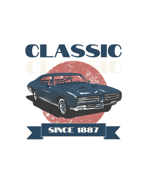 Vintage Car Classic - DTF Ready to Press (original)
