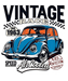 Vintage Race Car - DTF Ready to Press (original)