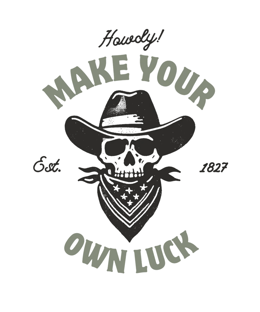 Western Skull - DTF Ready to Press