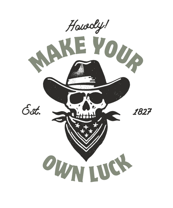 Western Skull - DTF Ready to Press (original)