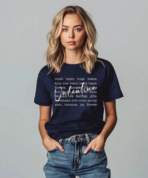 Word Art Valentine’s Day Unisex T-Shirt DTF Center