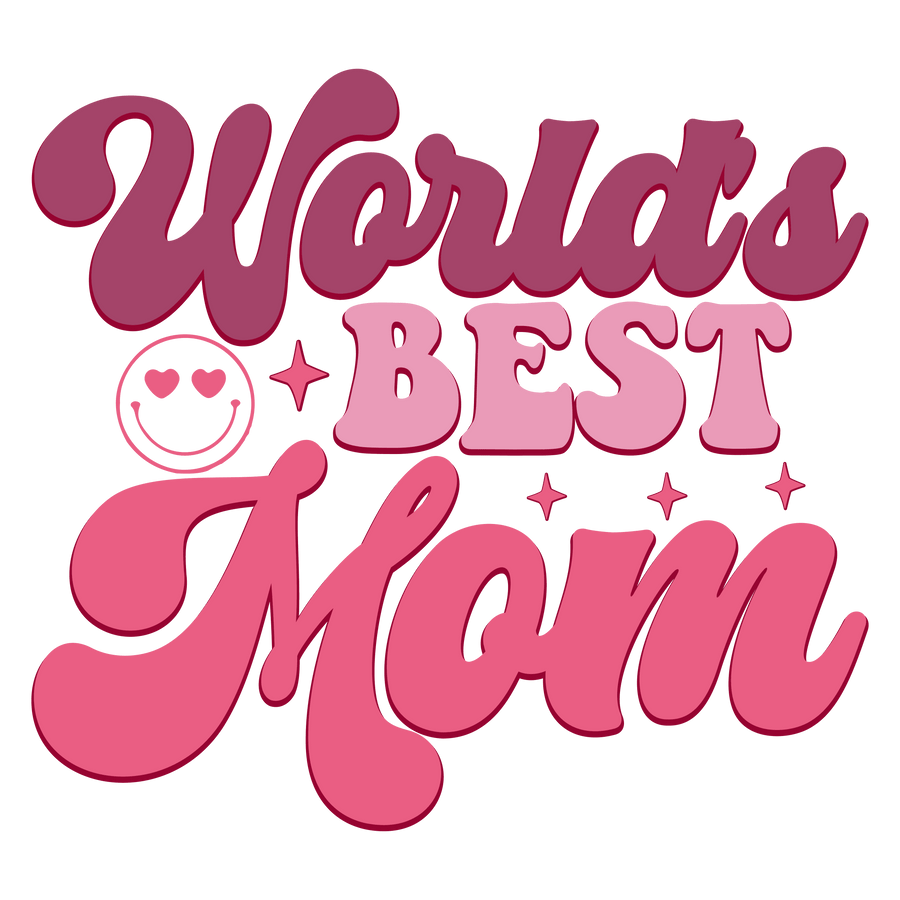 El mejor diseño de mamá del mundo: DTF listo para imprimir