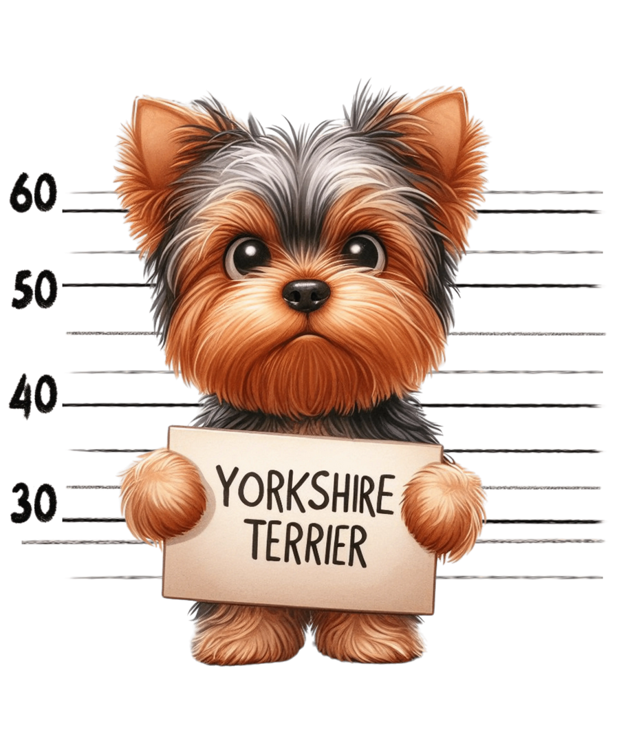 Yorkshire Terrier Design - DTF Ready To Press