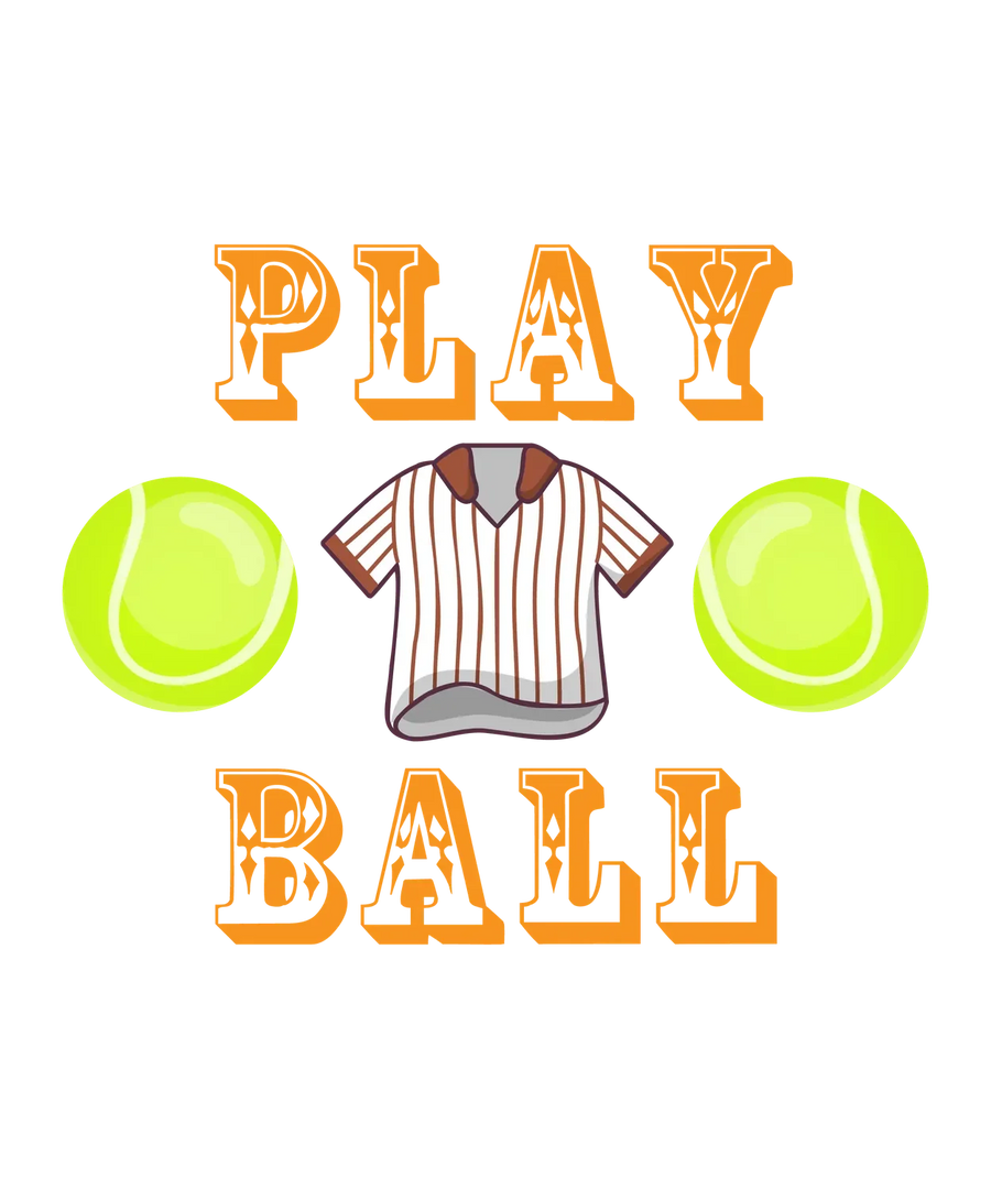 Play Ball DTF Transfer Ready to Press