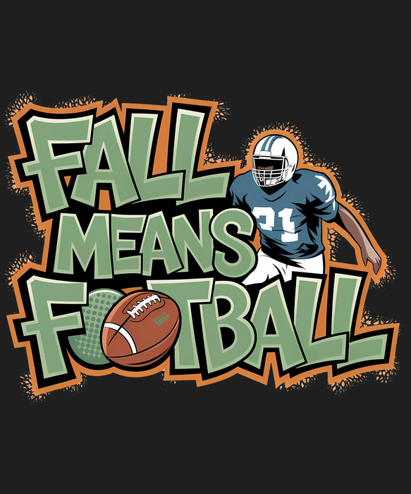 Fall Means Football DTF Transfer Ready to Press