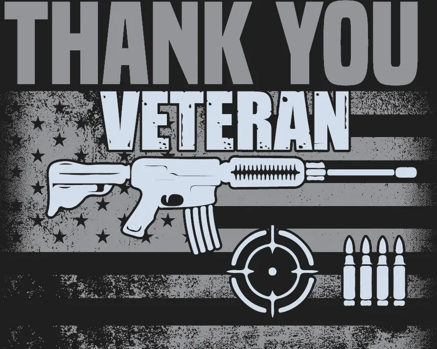 Veteran Appreciation DTF Transfer Ready to Press