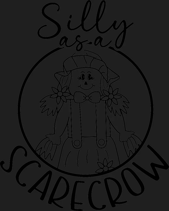Silly Scarecrow DTF Transfer Ready to Press