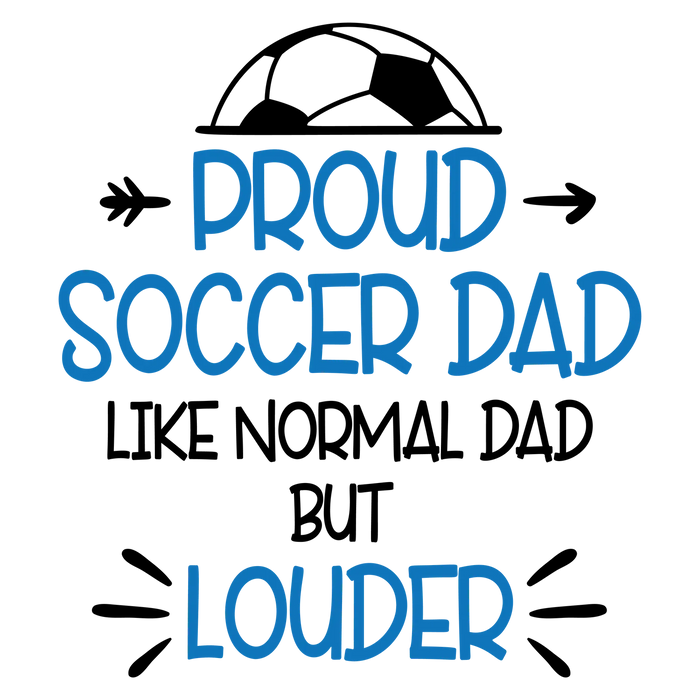 Soccer Dad DTF Transfer Ready to Press