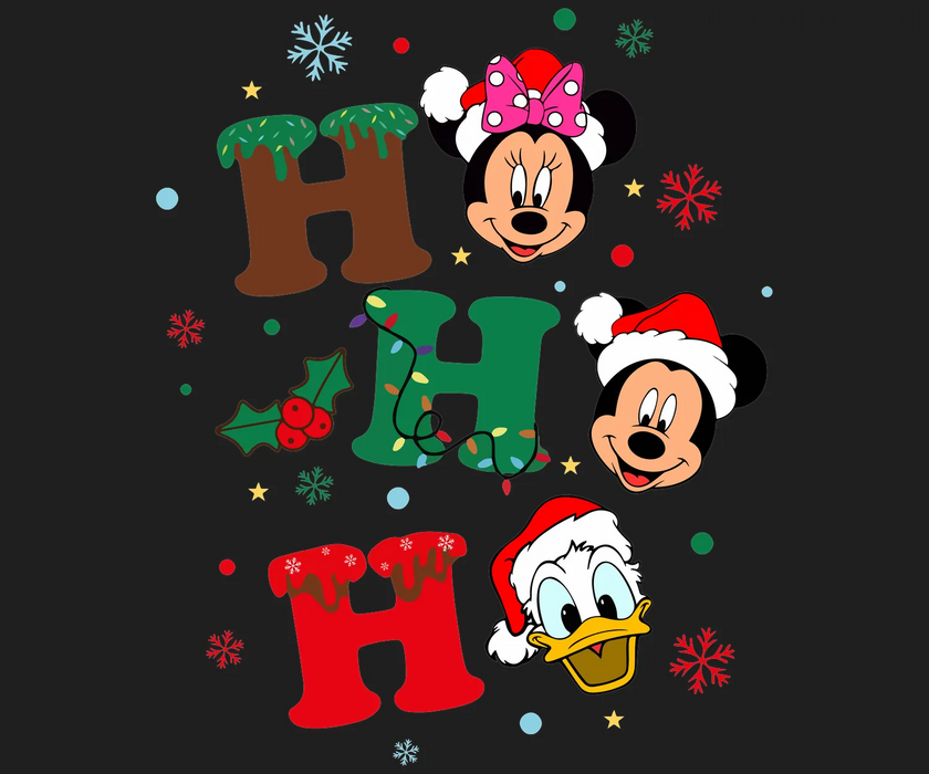 Holiday Cheer DTF Transfer Ready to Press