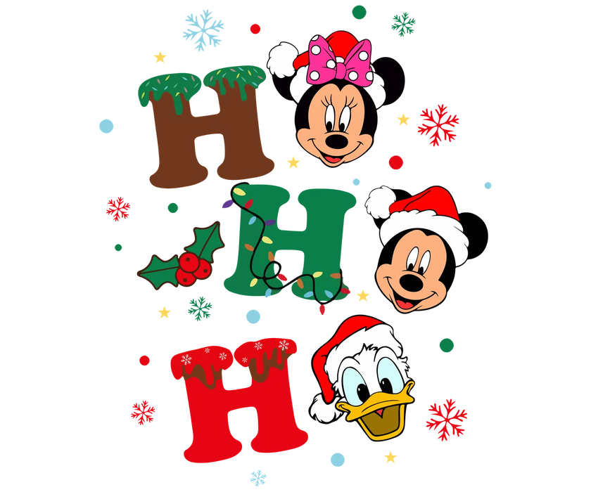 Holiday Cheer DTF Transfer Ready to Press