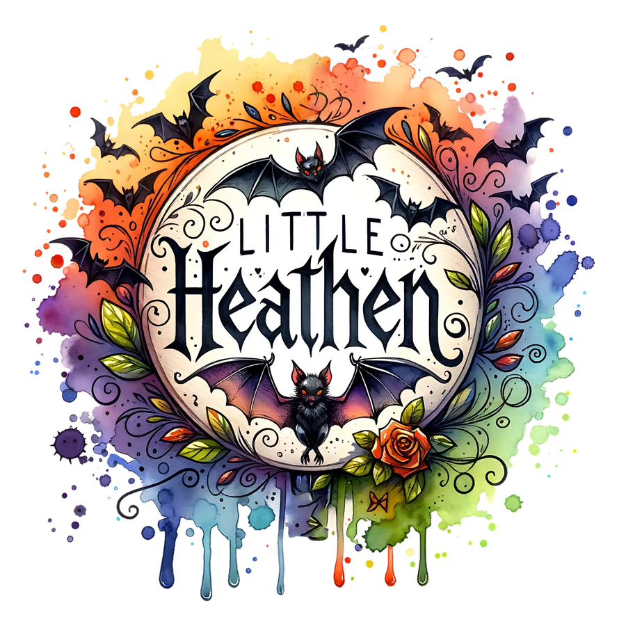 Gothic Halloween DTF Transfer Ready to Press - Little…