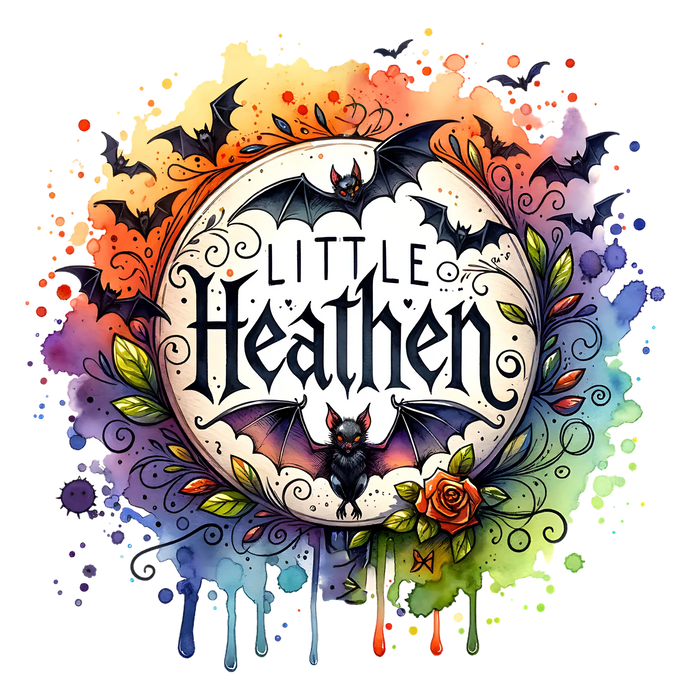 Gothic Halloween DTF Transfer Ready to Press - Little…