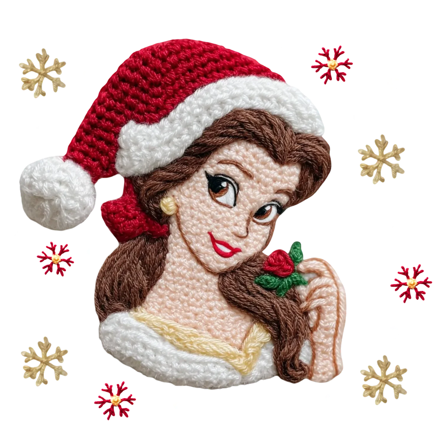 Christmas Belle DTF Transfer Ready to Press
