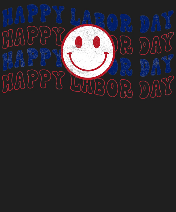 Labor Day DTF Apparel Smile Design