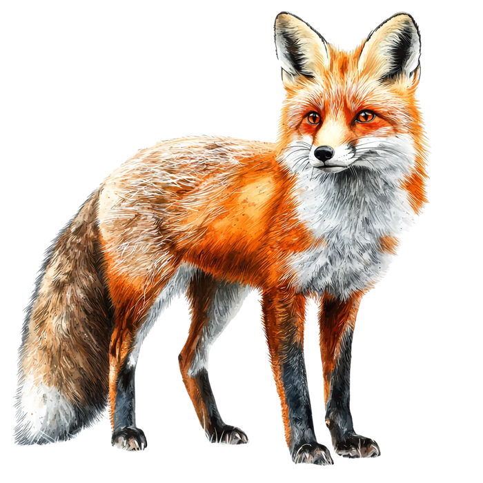 Fox Graphic DTF Transfer Ready to Press